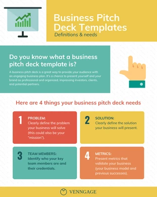 business  Template: Infográfico de fundamentos de apresentação de negócios vintage