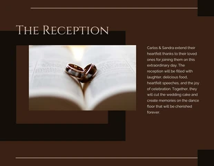 Brown Minimalist Wedding Presentation - Página 5