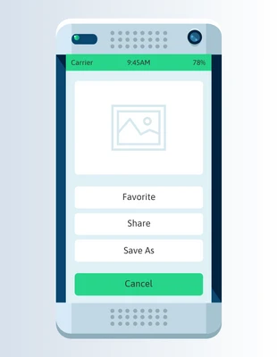 Free  Template: Simplistic Mobile Wireframe