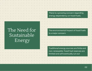 Beige and Green Energy Animated Presentation - Seite 3