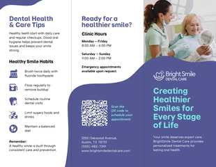 premium  Template: Modello di brochure odontoiatrica