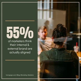 premium  Template: Marketing Branding Statistik Instagram Post