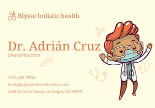 Free  Template: Light Yellow And Orange Minimalist Illustration Appointment Card