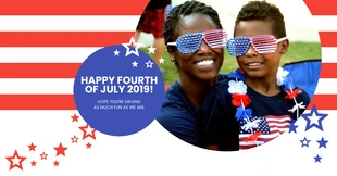 premium  Template: Photo Independence Day Facebook Post