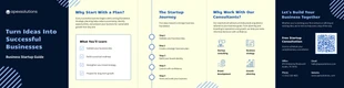 business  Template: 5 Panel Accordion Fold Brochure