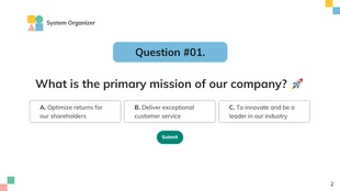 Onboarding Training Quiz Presentation - Seite 2