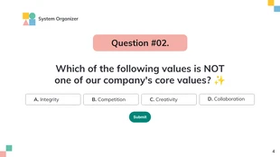 Onboarding Training Quiz Presentation - page 4