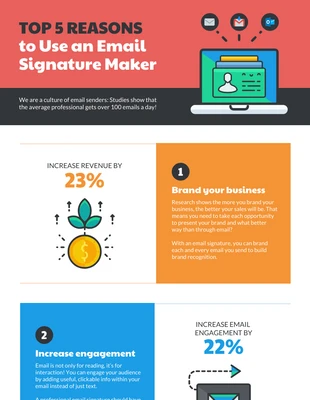 Free  Template: Top 5 Reasons to Use an Email Signature Maker