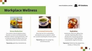 Workplace Health Benefits of Tea Presentation - Pagina 4