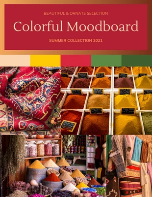 Colorful Mood Board