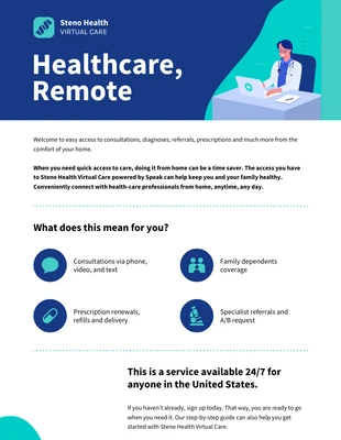 Free  Template: Office Healthcare Email Newsletter