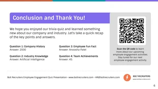 Free Employee Engagement Quiz Presentation - page 6