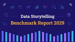 premium  Template: Relazione di benchmark sulla narrazione dei dati Testata del blog