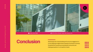 Pink And Yellow Minimalist Advertising Presentation - صفحة 5