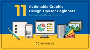 Free  Template: Consejos de diseño gráfico para principiantes Cabecera del blog