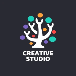 business  Template: Logotipo criativo do Colorful Studio