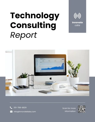 business  Template: Relatório de consultoria tecnológica