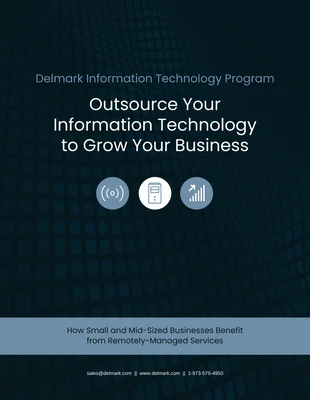 business  Template: Libro Blanco sobre tecnología de la información empresarial