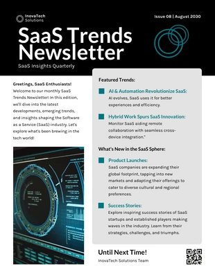 premium  Template: SaaS Trends Newsletter