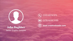 premium  Template: Gradient Creative Business Card