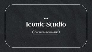 Free  Template: Black Texture Simple Graphic Design Business Card