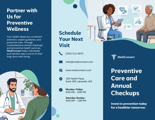 premium Template: كتيب المعلومات الطبية