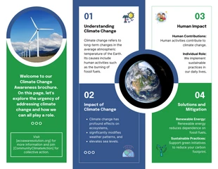 Climate Change Awareness Brochure - صفحة 2