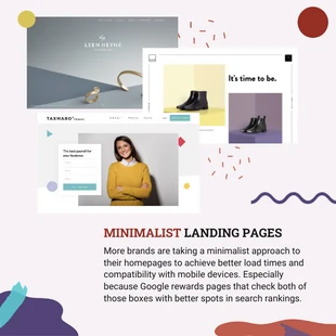 Free  Template: Landing Pages Minimalist Instagram Post