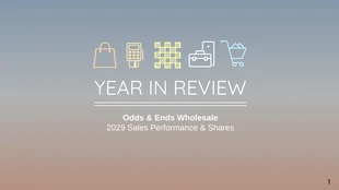 business  Template: Revisão do ano