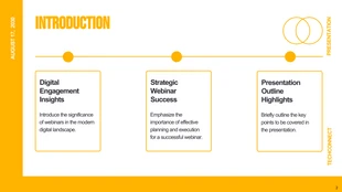Simple Orange and White Webinar Presentation - Pagina 2