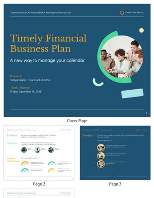 business and accessible Template: Financial Plan Template for Startup Business