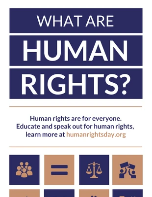 business  Template: Educación Derechos humanos Pinterest Post