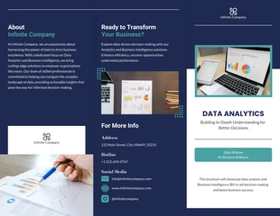 business  Template: Data Analytics and BI Brochure