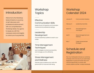 Workshop Series Brochure - صفحة 2