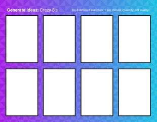 Crazy 8's Template