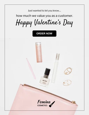 Free  Template: Valentine's Customer Appreciation Email Newsletter