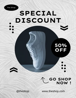 Free  Template: Shoe Special Discount Flyer Template
