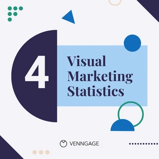 business  Template: Visual Marketing Statistics Instagram Carousel Post