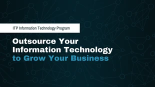 Free  Template: Firefly Information Technology Presentation Template