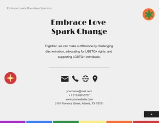 Gray Minimalist Rainbow Pride Presentation - Pagina 5