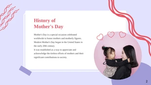 Purple and Red Cute Simple Mother Presentation - Pagina 2