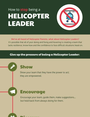 business  Template: Líder de helicóptero
