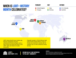 Free  Template: Gay Rights World Map