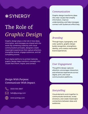 Free Template: Plantilla de Diseño Gráfico de una Página