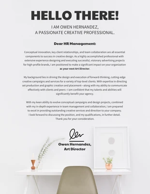 Free  Template: Corporate Cover Letter