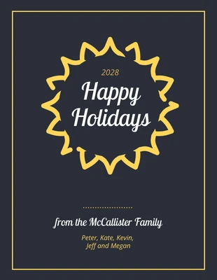 premium  Template: Happy Holidays Card