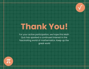 Cream, Green and Orange Minimalist Quiz Math Presentation - Página 5