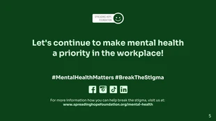 Informative Mental Health Awareness Month Presentation - Página 5