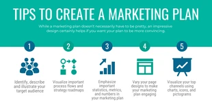 business  Template: Marketing Plan Tips Facebook Post