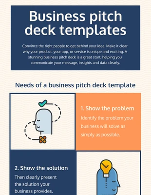 premium  Template: Modern Business Pitch Facts Infographic